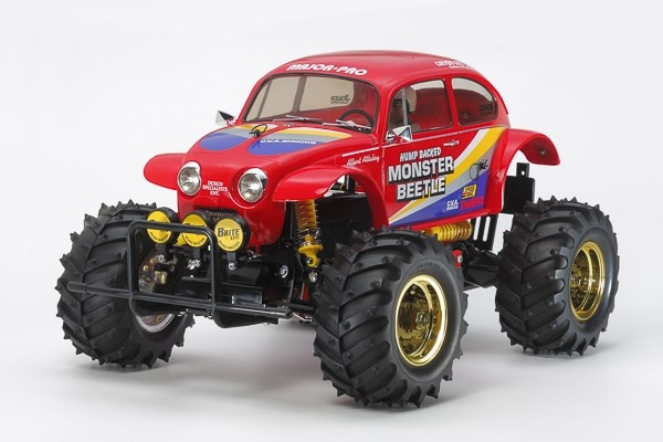 TAMIYA 1/10 R/C Monster Beetle (2015) / NO ESC ryhmässä LELUT, TUOTTEET LAPSILLE JA VAUVOILLE / Radio-ohjattava / Radio-ohjattavat autot @ TP E-commerce Nordic AB (C31638)