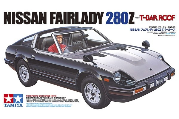 TAMIYA 1/24 Nissan Fairlady 280Z with T-Bar Roof ryhmässä URHEILU, VAPAA-AIKA JA HARRASTUS / Harrastus / Muovimallit / Autot @ TP E-commerce Nordic AB (C31680)