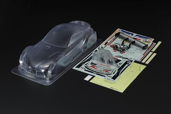 TAMIYA 1/10 Scale R/C au TOM\'s GR Supra Body Parts Set ryhmässä LELUT, TUOTTEET LAPSILLE JA VAUVOILLE / Radio-ohjattava / Varaosat ja lisävarusteet / TAMIYA @ TP E-commerce Nordic AB (C31704)