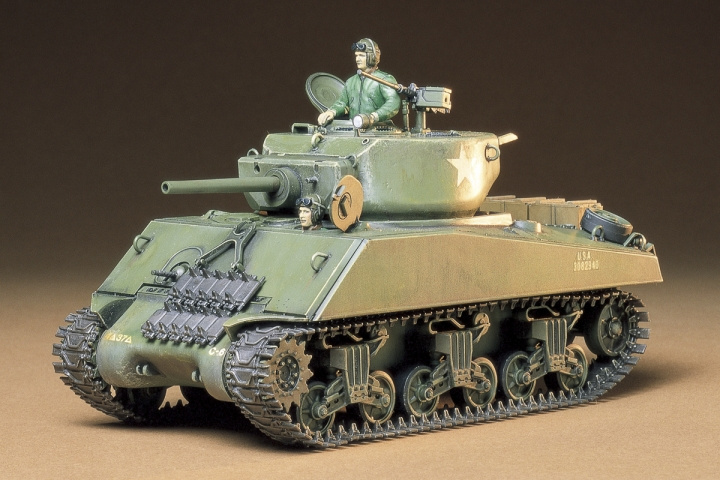 TAMIYA 1/35 U.S. Assault Tank M4A3E2 \'Jumbo\' ryhmässä URHEILU, VAPAA-AIKA JA HARRASTUS / Harrastus / Muovimallit / Sotilasajoneuvot (maa) @ TP E-commerce Nordic AB (C31812)