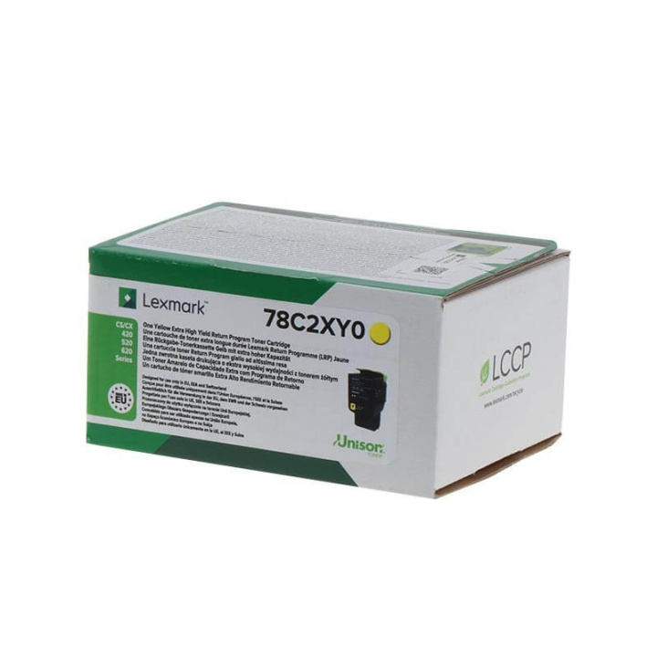Lexmark Toner 78C2XY0 Keltainen Extra High Yield, Return ryhmässä TIETOKOONET & TARVIKKEET / Tulostimet & Tarvikkeet / Musteet ja väriaineet / Toner / Lexmark @ TP E-commerce Nordic AB (C32163)
