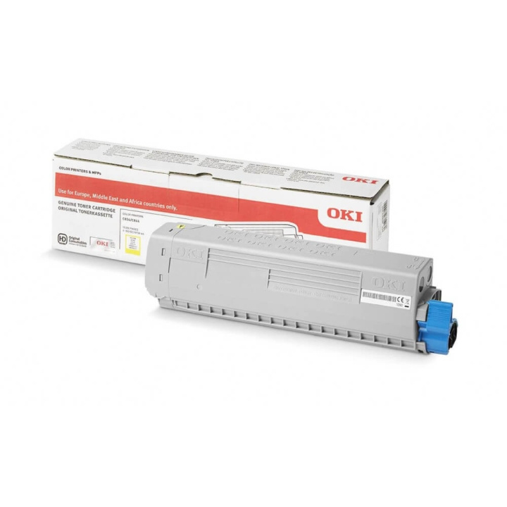 OKI Toner 46861305 Keltainen ryhmässä TIETOKOONET & TARVIKKEET / Tulostimet & Tarvikkeet / Musteet ja väriaineet / Toner / OKI @ TP E-commerce Nordic AB (C32199)