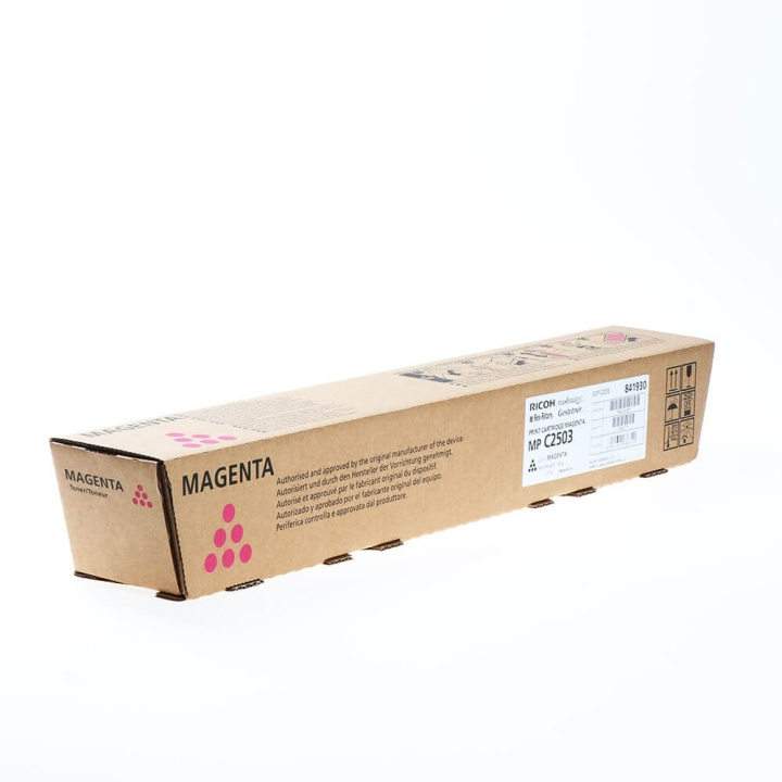 Ricoh Toner 841930 MP C2503 Magenta ryhmässä TIETOKOONET & TARVIKKEET / Tulostimet & Tarvikkeet / Musteet ja väriaineet / Toner / Muut @ TP E-commerce Nordic AB (C32216)