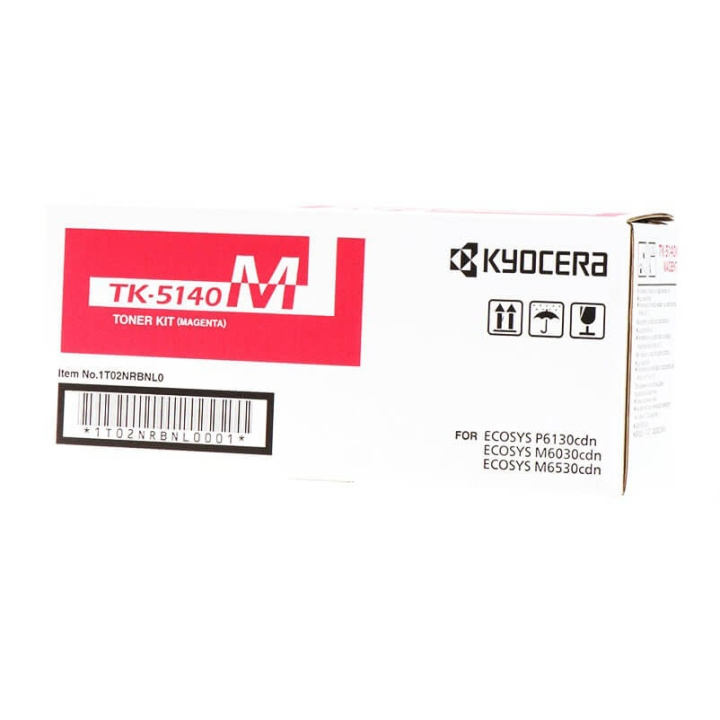 Kyocera Toner 1T02NRBNL0 TK-5140 Magenta ryhmässä TIETOKOONET & TARVIKKEET / Tulostimet & Tarvikkeet / Musteet ja väriaineet / Toner / Kyocera @ TP E-commerce Nordic AB (C32239)