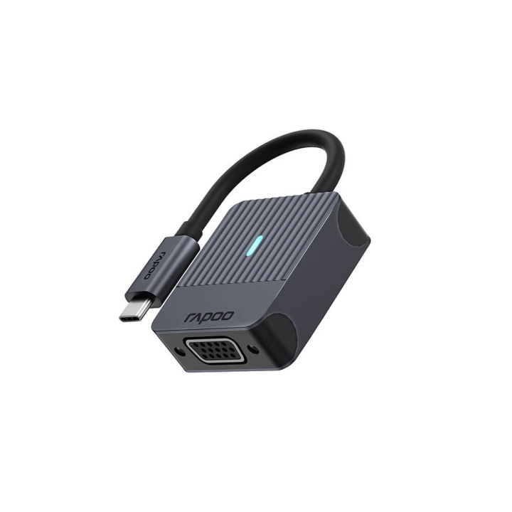 RAPOO USB-C Adapter UCA-1003 USB-C to VGA Adapter ryhmässä TIETOKOONET & TARVIKKEET / Kaapelit & Sovittimet / VGA / Sovittimet @ TP E-commerce Nordic AB (C32269)