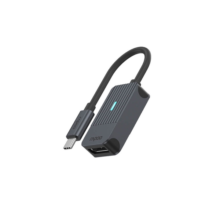 Rapoo USB-C Adapter UCA-1005 USB-C to DisplayPort Adapter ryhmässä TIETOKOONET & TARVIKKEET / Kaapelit & Sovittimet / DisplayPort / Sovittimet @ TP E-commerce Nordic AB (C32270)