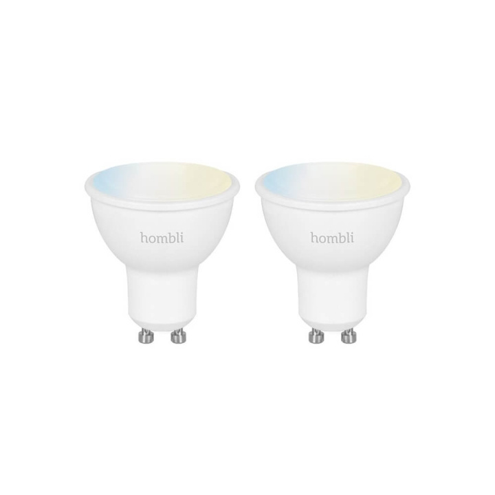 HOMBLI Smart Spot GU10 4.5W Promo 2-Pack CCT ryhmässä KODINELEKTRONIIKKA / Valaistus / LED-lamput @ TP E-commerce Nordic AB (C32284)