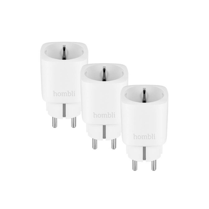 Hombli EU Älypistoke Promo Pack 2+1 Valkoinen ryhmässä KOTI, TALOUS JA PUUTARHA / Älykodit / Smart plugs @ TP E-commerce Nordic AB (C32305)