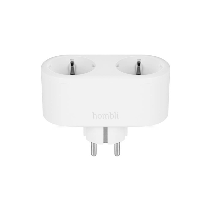 Hombli Eu Älypistoke Duo Valkoinen ryhmässä KOTI, TALOUS JA PUUTARHA / Älykodit / Smart plugs @ TP E-commerce Nordic AB (C32306)