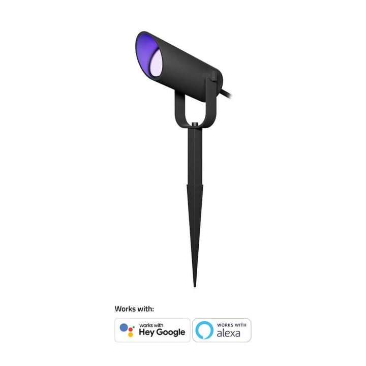 Hombli Outdoor Smart Spot Light 1-pack RGB CCT Black ryhmässä KOTI, TALOUS JA PUUTARHA / Sähkö & Valaistus / Ulkovalaistus / Puutarhavalaistus @ TP E-commerce Nordic AB (C32318)