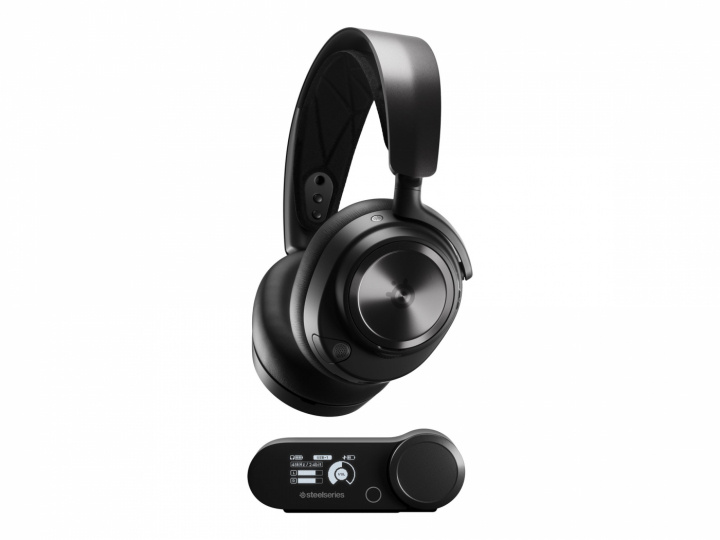 SteelSeries Arctis Nova Pro Wireless Trådløs Headset Sort ryhmässä TIETOKOONET & TARVIKKEET / GAMING / Kuulokkeet @ TP E-commerce Nordic AB (C32456)