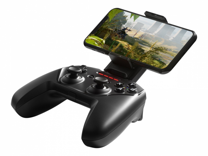 SteelSeries Nimbus Gamepad iOS Sort ryhmässä ÄLYPUHELIMET JA TABLETIT / Muut tarvikkeet / Gadgets @ TP E-commerce Nordic AB (C32488)