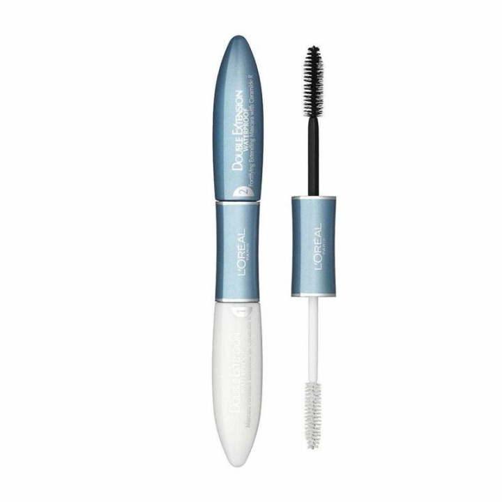 L\'Oréal Paris Mascara Double Extension Waterproof Black ryhmässä KAUNEUS JA TERVEYS / Meikit / Silmät ja kulmat / Ripsiväri @ TP E-commerce Nordic AB (C32538)