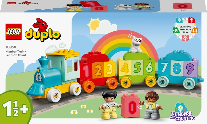 LEGO DUPLO My First 10954 - Numerojuna – opi laskemaan ryhmässä LELUT, TUOTTEET LAPSILLE JA VAUVOILLE / Leikkikalut, Askartelu &Pelit / Rakennuslelut / Lego @ TP E-commerce Nordic AB (C32727)