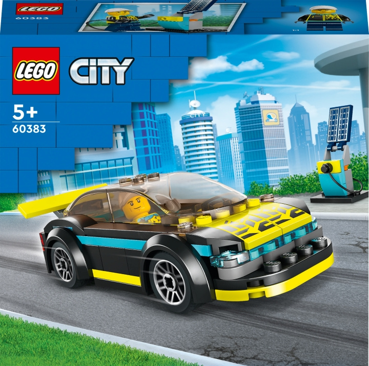 LEGO City Great Vehicles 60383 - Täyssähköinen urheiluauto ryhmässä LELUT, TUOTTEET LAPSILLE JA VAUVOILLE / Leikkikalut, Askartelu &Pelit / Rakennuslelut / Lego @ TP E-commerce Nordic AB (C32768)