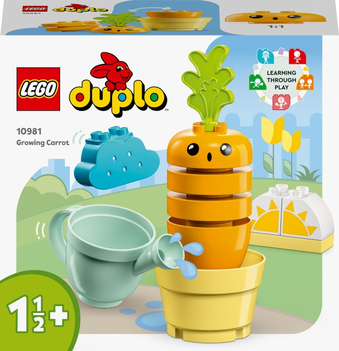 LEGO DUPLO My First 10981 - Kasvava porkkana ryhmässä LELUT, TUOTTEET LAPSILLE JA VAUVOILLE / Leikkikalut, Askartelu &Pelit / Rakennuslelut / Lego @ TP E-commerce Nordic AB (C32778)
