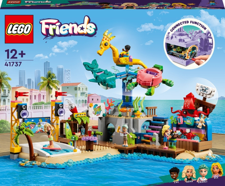 LEGO Friends 41737 - Huvipuisto rannalla ryhmässä LELUT, TUOTTEET LAPSILLE JA VAUVOILLE / Leikkikalut, Askartelu &Pelit / Rakennuslelut / Lego @ TP E-commerce Nordic AB (C32789)