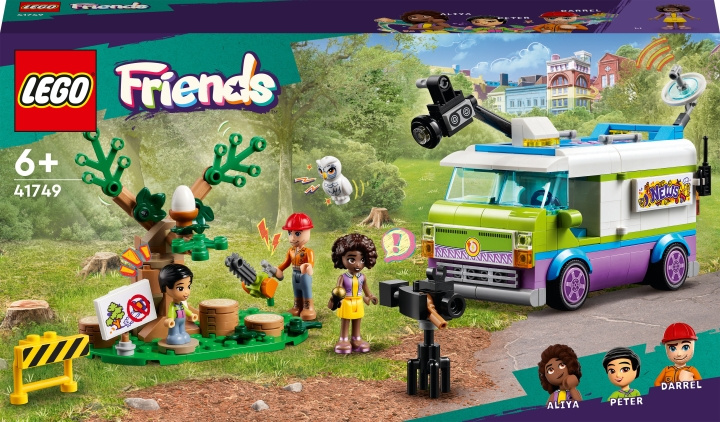 LEGO Friends 41749 - Uutisauto ryhmässä LELUT, TUOTTEET LAPSILLE JA VAUVOILLE / Leikkikalut, Askartelu &Pelit / Rakennuslelut / Lego @ TP E-commerce Nordic AB (C32791)