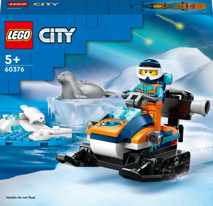 LEGO City Exploration 60376 - Arktisen tutkimusretken moottorikelkka ryhmässä LELUT, TUOTTEET LAPSILLE JA VAUVOILLE / Leikkikalut, Askartelu &Pelit / Rakennuslelut / Lego @ TP E-commerce Nordic AB (C32795)