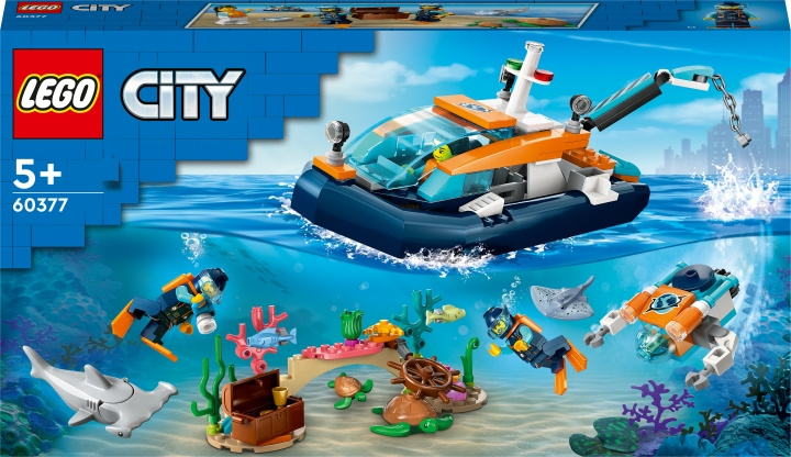 LEGO City Exploration 60377 - Tutkimussukellusvene ryhmässä LELUT, TUOTTEET LAPSILLE JA VAUVOILLE / Leikkikalut, Askartelu &Pelit / Rakennuslelut / Lego @ TP E-commerce Nordic AB (C32796)