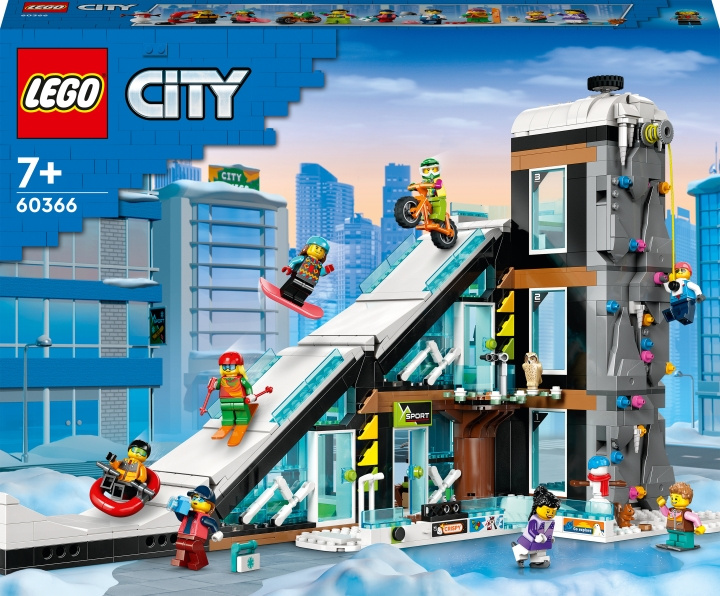LEGO City My City 60366 - Laskettelu‑ ja kiipeilykeskus ryhmässä LELUT, TUOTTEET LAPSILLE JA VAUVOILLE / Leikkikalut, Askartelu &Pelit / Rakennuslelut / Lego @ TP E-commerce Nordic AB (C32802)