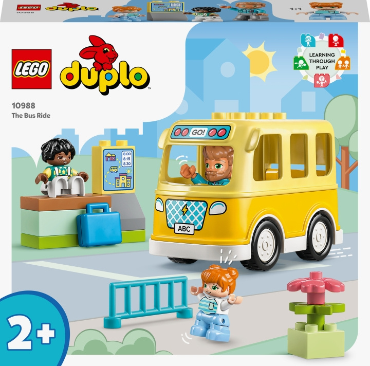 LEGO DUPLO Town 10988 - Bussiajelu ryhmässä LELUT, TUOTTEET LAPSILLE JA VAUVOILLE / Leikkikalut, Askartelu &Pelit / Rakennuslelut / Lego @ TP E-commerce Nordic AB (C32804)