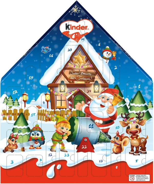 Kinder Maxi Mix -joulukalenteri, 351 g ryhmässä LELUT, TUOTTEET LAPSILLE JA VAUVOILLE / Leikkikalut, Askartelu &Pelit / Joulukalenterit @ TP E-commerce Nordic AB (C32980)