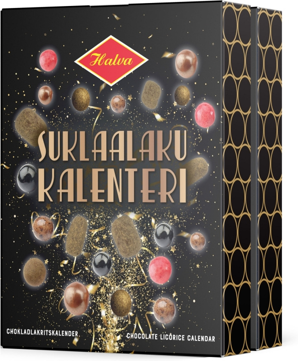 Halva Suklaalakukuula -joulukalenteri, 208 g ryhmässä LELUT, TUOTTEET LAPSILLE JA VAUVOILLE / Leikkikalut, Askartelu &Pelit / Joulukalenterit @ TP E-commerce Nordic AB (C32984)