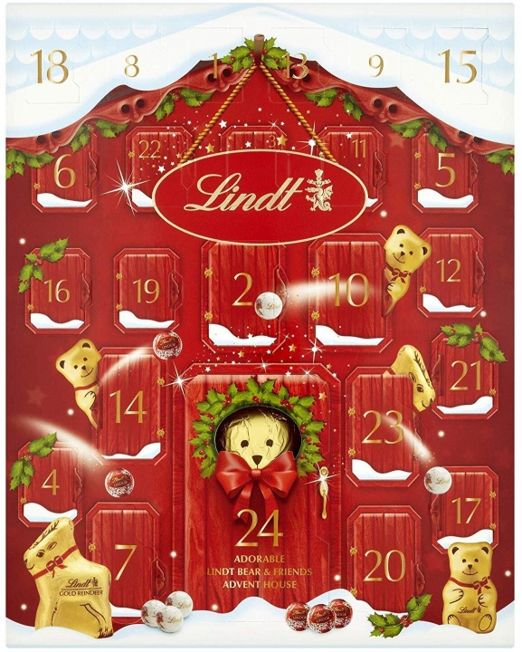 Nestle Lindt Teddy -joulukalenteri, 250 g ryhmässä LELUT, TUOTTEET LAPSILLE JA VAUVOILLE / Leikkikalut, Askartelu &Pelit / Joulukalenterit @ TP E-commerce Nordic AB (C32988)