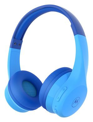 motorola Moto JR300 Headphone Kids BT wireless Blue ryhmässä KODINELEKTRONIIKKA / Ääni & Kuva / Kuulokkeet & Tarvikkeet / Kuulokkeet @ TP E-commerce Nordic AB (C33180)