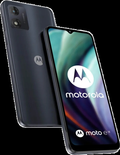 motorola Moto E13 smartphone 2/64GB (black) ryhmässä ÄLYPUHELIMET JA TABLETIT / Kännykät & smartphones @ TP E-commerce Nordic AB (C33196)