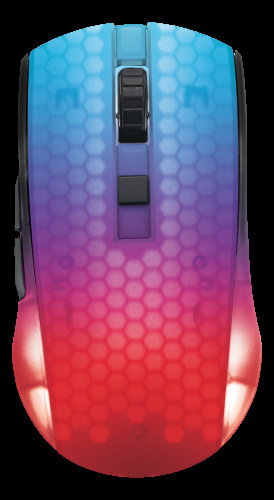 deltaco_gaming DM320 Wireless Semi-transparent RGB Lightweight mouse, black ryhmässä TIETOKOONET & TARVIKKEET / Hiiret & Näppäimistöt / Hiiret / Langattomat @ TP E-commerce Nordic AB (C33232)