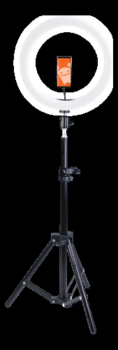 GADGETMONSTER Vlogging Kit - Täydellinen Vlogging Kit LED Ring Light -valolla ja lattiatelineellä varustettuna ryhmässä KODINELEKTRONIIKKA / Valokuvat & Videot / Valokuvauslaitteet / Rengasvalaisin @ TP E-commerce Nordic AB (C33253)