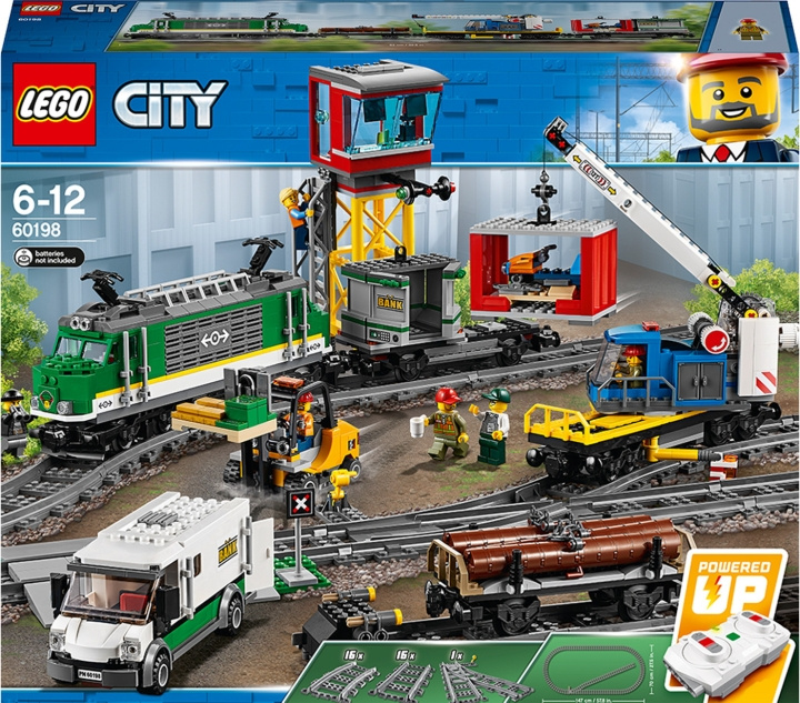 LEGO City Trains 60198 - Tavarajuna ryhmässä LELUT, TUOTTEET LAPSILLE JA VAUVOILLE / Leikkikalut, Askartelu &Pelit / Rakennuslelut / Lego @ TP E-commerce Nordic AB (C33278)