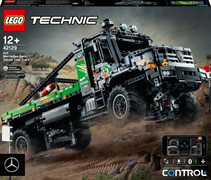 LEGO Technic 42129 - 4x4 Mercedes-Benz Zetros -kuorma-auto ryhmässä LELUT, TUOTTEET LAPSILLE JA VAUVOILLE / Leikkikalut, Askartelu &Pelit / Rakennuslelut / Lego @ TP E-commerce Nordic AB (C33327)