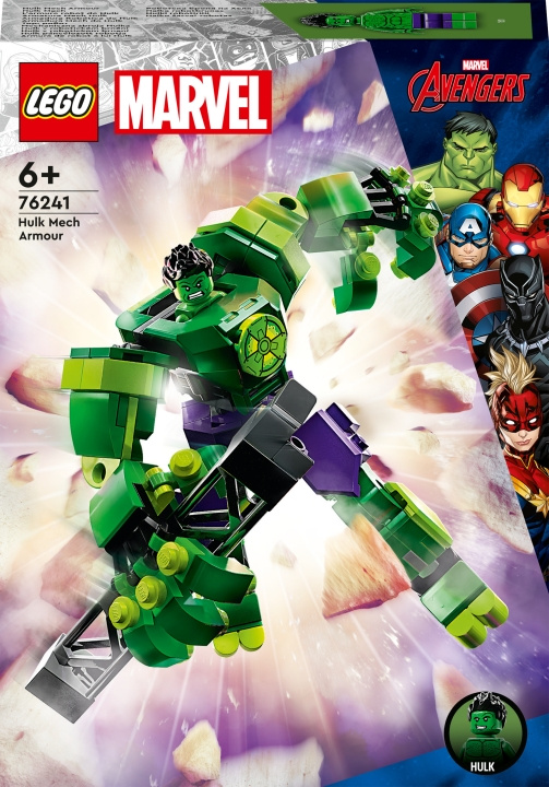 LEGO Super Heroes 76241 - Hulkin robottihaarniska ryhmässä LELUT, TUOTTEET LAPSILLE JA VAUVOILLE / Leikkikalut, Askartelu &Pelit / Rakennuslelut / Lego @ TP E-commerce Nordic AB (C33380)