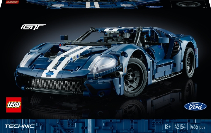 LEGO Technic 42154 - 2022 Ford GT ryhmässä LELUT, TUOTTEET LAPSILLE JA VAUVOILLE / Leikkikalut, Askartelu &Pelit / Rakennuslelut / Lego @ TP E-commerce Nordic AB (C33399)