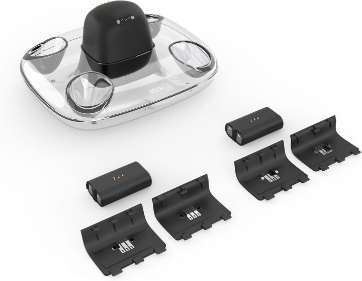 8BitDo Dual Charging Dock -lataustelakka, musta, Xbox ryhmässä KODINELEKTRONIIKKA / Pelikonsolit & Tarvikkeet / Xbox Series X @ TP E-commerce Nordic AB (C33402)