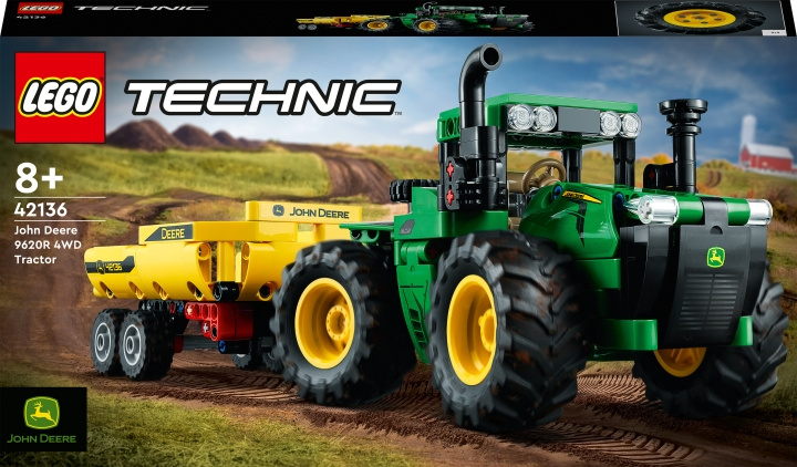 LEGO Technic 42136 - John Deere 9620R 4WD Tractor ryhmässä LELUT, TUOTTEET LAPSILLE JA VAUVOILLE / Leikkikalut, Askartelu &Pelit / Rakennuslelut / Lego @ TP E-commerce Nordic AB (C33403)