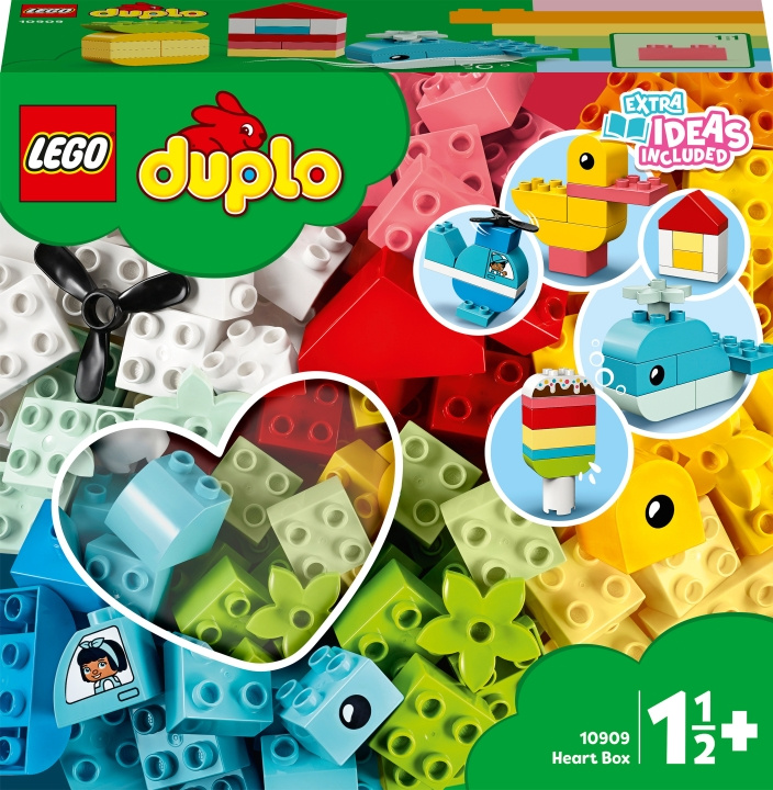 LEGO DUPLO Classic 10909 - Sydänlaatikko ryhmässä LELUT, TUOTTEET LAPSILLE JA VAUVOILLE / Leikkikalut, Askartelu &Pelit / Rakennuslelut / Lego @ TP E-commerce Nordic AB (C33404)