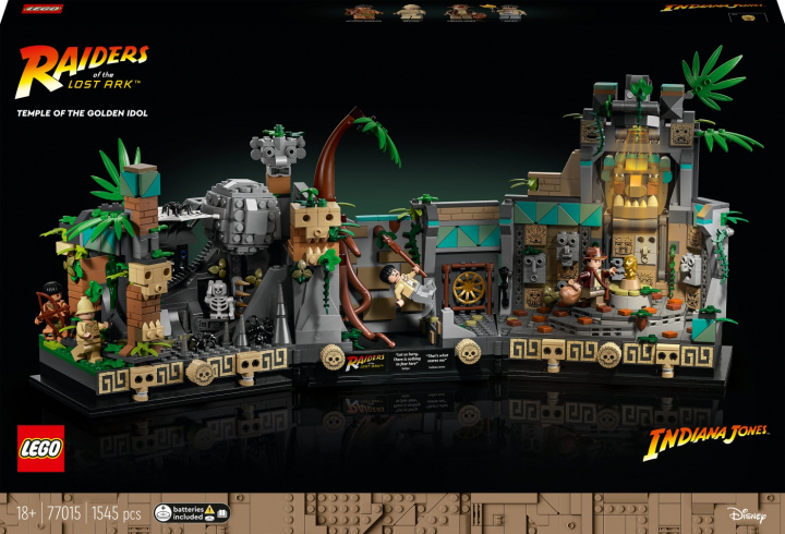 LEGO Indiana Jones 77015 - Kultaisen jumalolennon temppeli ryhmässä LELUT, TUOTTEET LAPSILLE JA VAUVOILLE / Leikkikalut, Askartelu &Pelit / Rakennuslelut / Lego @ TP E-commerce Nordic AB (C33407)