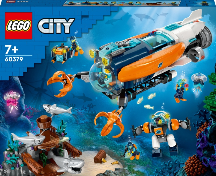 LEGO City Exploration 60379 - Syvänmeren tutkimussukellusvene ryhmässä LELUT, TUOTTEET LAPSILLE JA VAUVOILLE / Leikkikalut, Askartelu &Pelit / Rakennuslelut / Lego @ TP E-commerce Nordic AB (C33427)