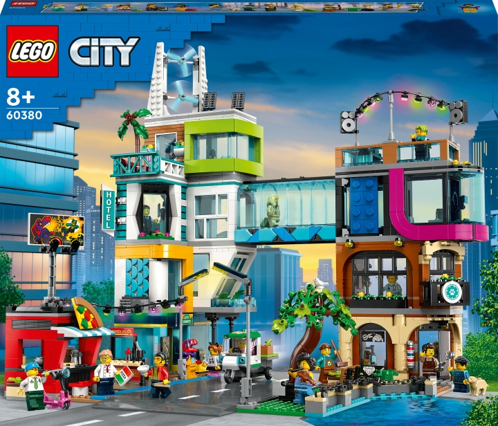 LEGO City My City 60380 - Keskikaupunki ryhmässä LELUT, TUOTTEET LAPSILLE JA VAUVOILLE / Leikkikalut, Askartelu &Pelit / Rakennuslelut / Lego @ TP E-commerce Nordic AB (C33428)
