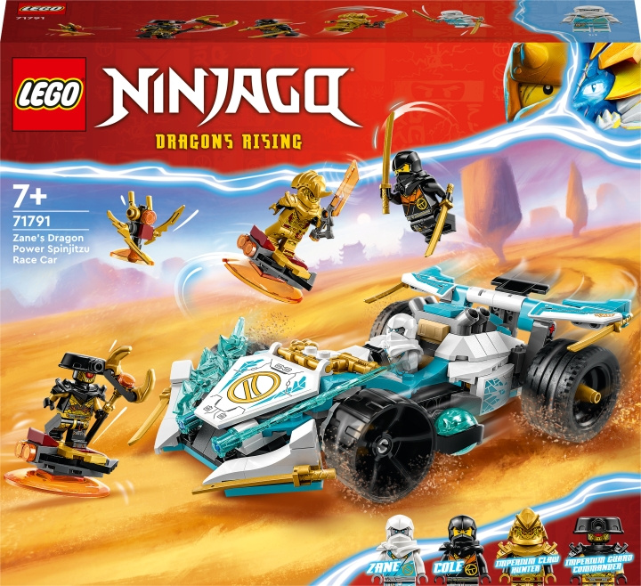 LEGO Ninjago 71791 - Lohikäärmevoiman Zane – spinjitzu-kilpa-auto ryhmässä LELUT, TUOTTEET LAPSILLE JA VAUVOILLE / Leikkikalut, Askartelu &Pelit / Rakennuslelut / Lego @ TP E-commerce Nordic AB (C33435)