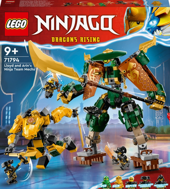 LEGO Ninjago 71794 - Lloydin ja Arinin ninjatiimin robottiasut ryhmässä LELUT, TUOTTEET LAPSILLE JA VAUVOILLE / Leikkikalut, Askartelu &Pelit / Rakennuslelut / Lego @ TP E-commerce Nordic AB (C33438)