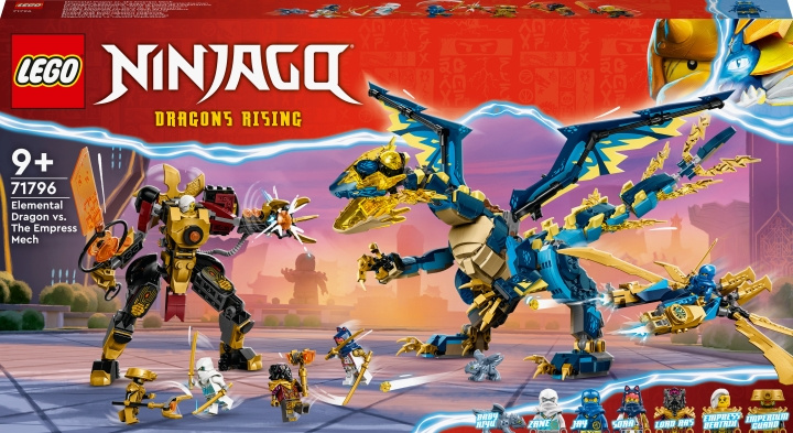LEGO Ninjago 71796 - Elementtilohikäärme vs. keisarinnan robottiasu ryhmässä LELUT, TUOTTEET LAPSILLE JA VAUVOILLE / Leikkikalut, Askartelu &Pelit / Rakennuslelut / Lego @ TP E-commerce Nordic AB (C33439)