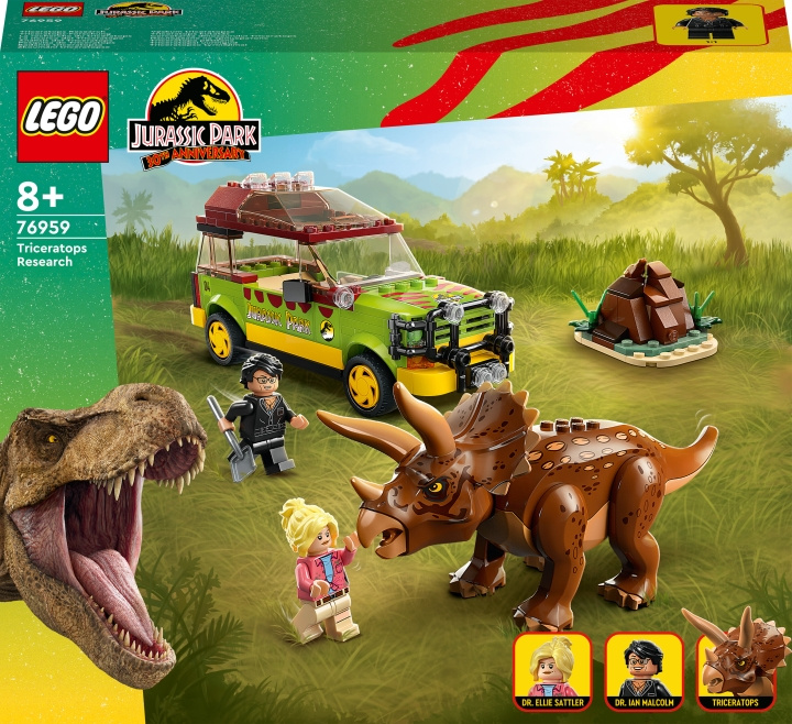LEGO Jurassic World 76959 - Triceratopsia tutkimassa ryhmässä LELUT, TUOTTEET LAPSILLE JA VAUVOILLE / Leikkikalut, Askartelu &Pelit / Rakennuslelut / Lego @ TP E-commerce Nordic AB (C33449)