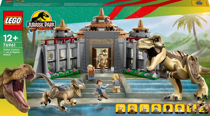 LEGO Jurassic World 76961 - Vierailijakeskus: T-rexin ja Raptorin hyökkäys ryhmässä LELUT, TUOTTEET LAPSILLE JA VAUVOILLE / Leikkikalut, Askartelu &Pelit / Rakennuslelut / Lego @ TP E-commerce Nordic AB (C33451)