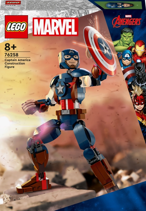 LEGO Super Heroes Marvel 76258 - Rakennettava Captain America ‑hahmo ryhmässä LELUT, TUOTTEET LAPSILLE JA VAUVOILLE / Leikkikalut, Askartelu &Pelit / Rakennuslelut / Lego @ TP E-commerce Nordic AB (C33455)