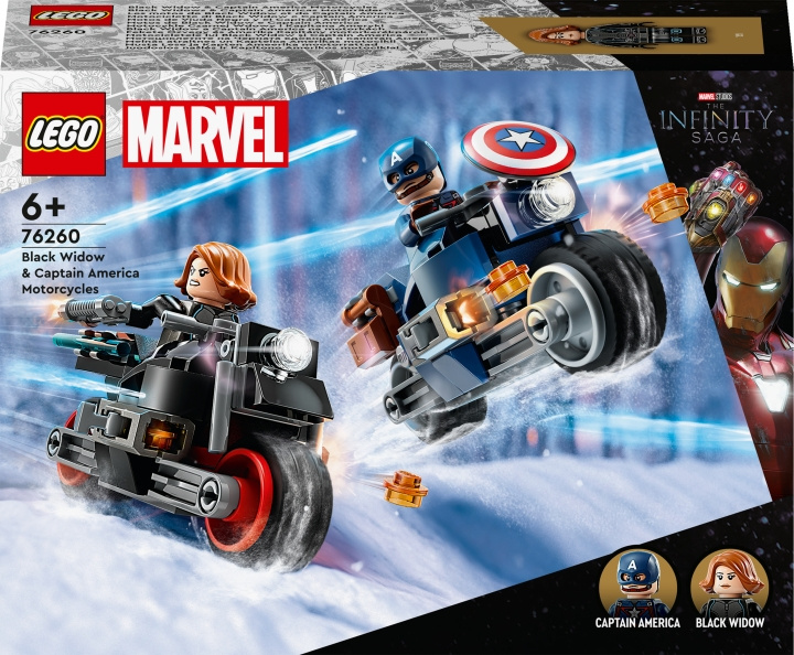 LEGO Super Heroes Marvel 76260 - Black Widow ja Captain America moottoripyörineen ryhmässä LELUT, TUOTTEET LAPSILLE JA VAUVOILLE / Leikkikalut, Askartelu &Pelit / Rakennuslelut / Lego @ TP E-commerce Nordic AB (C33456)